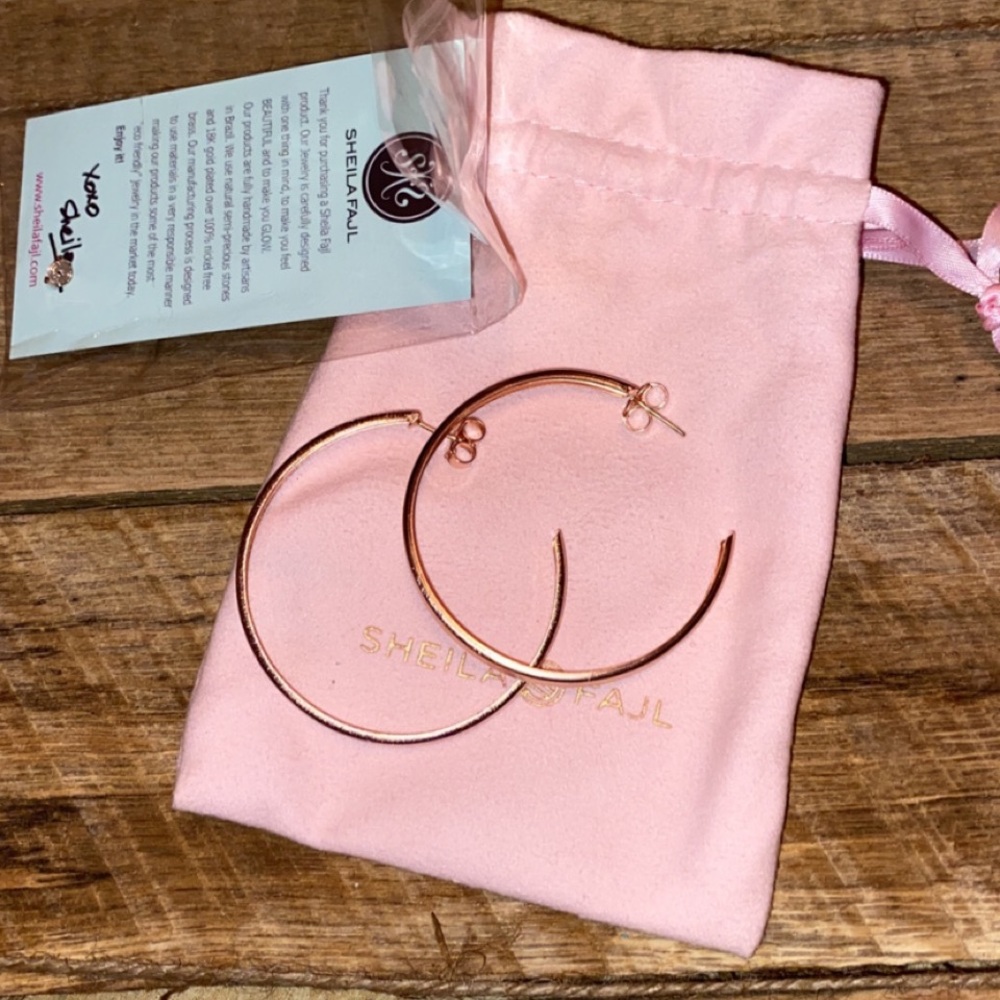 Sheila Fajl gold hoops